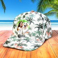 Personalized Photo and Name Hawaiian Style Baseball Cap Gifts for Women Men Unisex - image 17