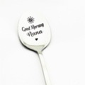 Good Morning Coffee Spoon Stainless Steel Spoon Gift for Nana Papa Mom - image 2