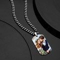 Scannable Spotify Code Necklace Tag Engraved Necklace Gifts for Him - image 5