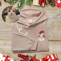 Customized Embroidered Pet Portrait Christmas Sweatshirt-Multiple pets can be customized - image 4