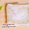 SERENE SWAN - Beaded Pouch Kit