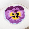 PRECIOUS PANSY - Latch Hook Rug Kit