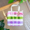 GINGHAM RAINBOW - Woven Tote Bag Kit