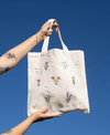 FLOWER FIELD - Embroidered Tote Bag Kit