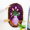 TULIPS FLOWER VASE - XL Rug Making Kit