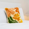 PRETTY PETALS EARTHY - Latch Hook Cushion Kit