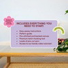 Hibiscus Stamps - XL Latch Hook Rug Kit