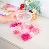 Patchwork Heart - Moss Coaster Kit