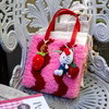Pink & Red Wavey - Woven Tote Bag Kit