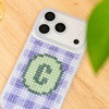 LAVENDER SAGE PERSONALISED INITIALS - Cross Stitch Phone Case Kit