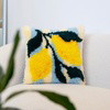 LEMON RIPE STRIPES - Latch Hook Cushion Kit