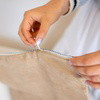 LEMON RIPE STRIPES - Latch Hook Cushion Kit
