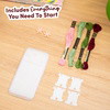 STRAWBERRY MATCHA PERSONALISED INITIALS - Cross Stitch Phone Case Kit