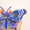 AZURE GRAND BUTTERFLY - Wall Art 3D Puzzle Kit