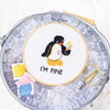 CHEEKY PINGU™ - Cross Stitch Trio Kit