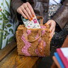 BLUSH & BROWN WAVEY - Woven Tote Bag Kit