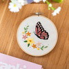 BLUSHING BUTTERFLY - Embroidery Kit