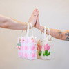 Pink Gingham - Woven Tote Bag Kit