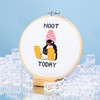 CHEEKY PINGU™ - Cross Stitch Trio Kit