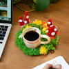 MUSHROOM MEADOW - Moss Coaster Kit