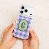 LAVENDER SAGE PERSONALISED INITIALS - Cross Stitch Phone Case Kit