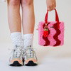 Pink & Red Wavey - Woven Tote Bag Kit
