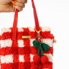 RED GINGHAM - Woven Tote Bag Kit