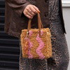 BLUSH & BROWN WAVEY - Woven Tote Bag Kit