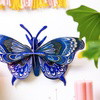AZURE GRAND BUTTERFLY - Wall Art 3D Puzzle Kit
