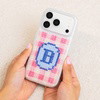 PREPPY PINK PERSONALISED INITIALS - Cross Stitch Phone Case Kit
