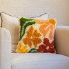PRETTY PETALS EARTHY - Latch Hook Cushion Kit