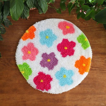 FLOWER BOMB RAINBOW - Rug Making Kit