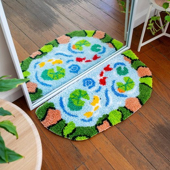 KOI POND - XL Mirror Rug Making Kit