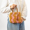 BLUSH & BROWN WAVEY - Woven Tote Bag Kit