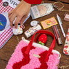 Pink & Red Wavey - Woven Tote Bag Kit