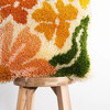 PRETTY PETALS EARTHY - Latch Hook Cushion Kit