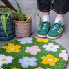 FLOWER BOMB GREEN - Rug Making Kit