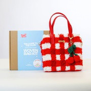 RED GINGHAM - Woven Tote Bag Kit