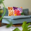 PRETTY PETALS EARTHY - Latch Hook Cushion Kit