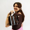 Chocolate Pinstripe - Woven Tote Bag Kit