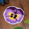 PRECIOUS PANSY - Latch Hook Rug Kit