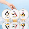 CHEEKY PINGU™ - Cross Stitch Trio Kit