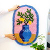 LEMONS FLOWER VASE - XL Rug Making Kit