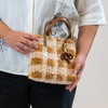 CHOCOLATE GINGHAM - Woven Tote Bag Kit