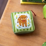 HIGHLAND COW - Needlepoint Pouch Kit