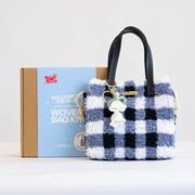 Black Gingham - Woven Tote Bag Kit