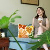PRETTY PETALS EARTHY - Latch Hook Cushion Kit