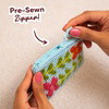 BEGINNER BLOOMS - Needlepoint Taster Pouch Kit