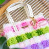 GINGHAM RAINBOW - Woven Tote Bag Kit