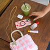 PINK PERFECTION - Half Stitch Pouch & Woven Bag Bundle